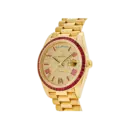 Rolex Day-Date 40 228398TRU Yellow Gold Roman Dial Ruby Bezel
