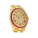 Rolex Day-Date 40 228398TRU Yellow Gold Roman Dial Ruby Bezel