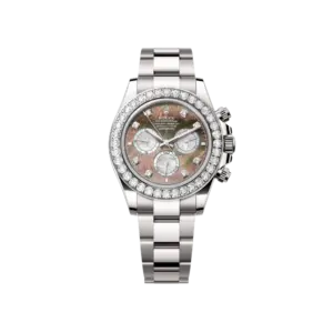 Rolex Daytona 126579RBR White Gold Mother of Pearl Diamond Dial Diamond Bezel (2024)
