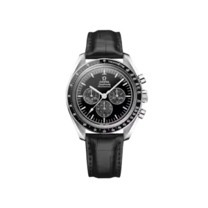 Speedmaster Calibre 321 42 mm, platinum on leather strap Ref. 311.93.42.30.99.001