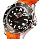 Seamaster Diver 300M 42 mm, steel on rubber strap Ref. 210.32.42.20.01.006