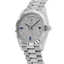 Rolex Day-Date 40 228236 Platinum Pavé Diamond Dial