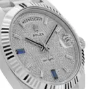 Rolex Day-Date 40 228236 Platinum Pavé Diamond Dial