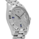 Rolex Day-Date 40 228236 Platinum Pavé Diamond Dial